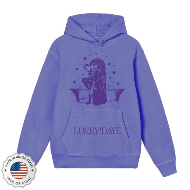 Official Lucky Purple On Purple Hoodies