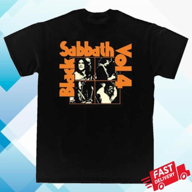 Black Sabbath Vol. 4 New T-Shirt - Black Sabbath Official Store