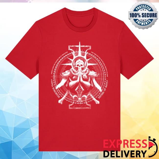 Premium Adepta Sororitas Icon New Shirt Official Warhammer Merch Store Shop