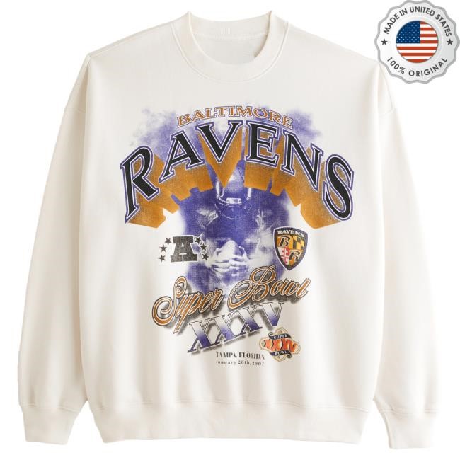 Baltimore Ravens NFL Football Graphic Crew Sweatshirt