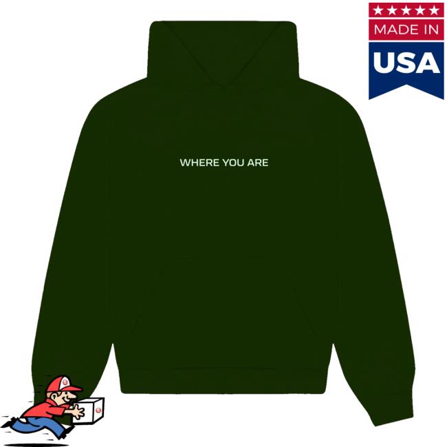 John Summit Merch Where You Are Galaxy Hooded Sweatshirt