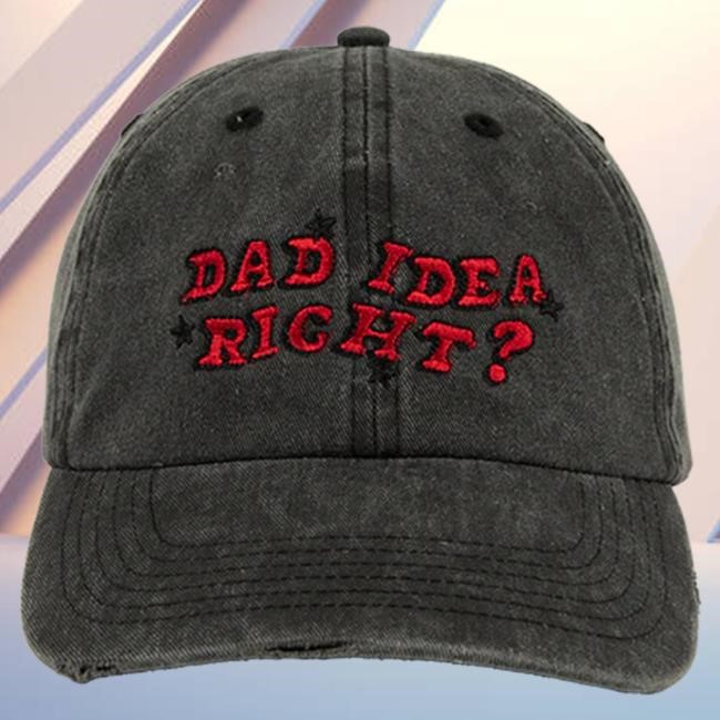 Official Olivia Rodrigo Merch dad idea right? distressed dad Cap