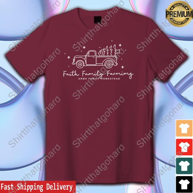 Faith Family Farmimg Holiday Tee