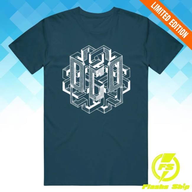 Official Dance Gavin Dance Merch Geometric Deep Teal Tshirt