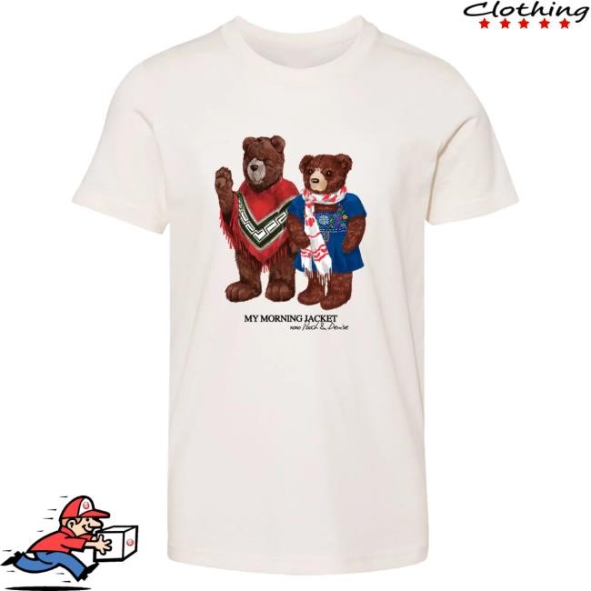 Official My Morning Jacket Merch Store Pooch & Denise Bears Crew neck Sweatshirt