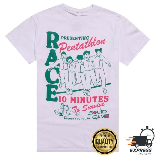 Hottopic Squid Game Pentathlon Race Shirt