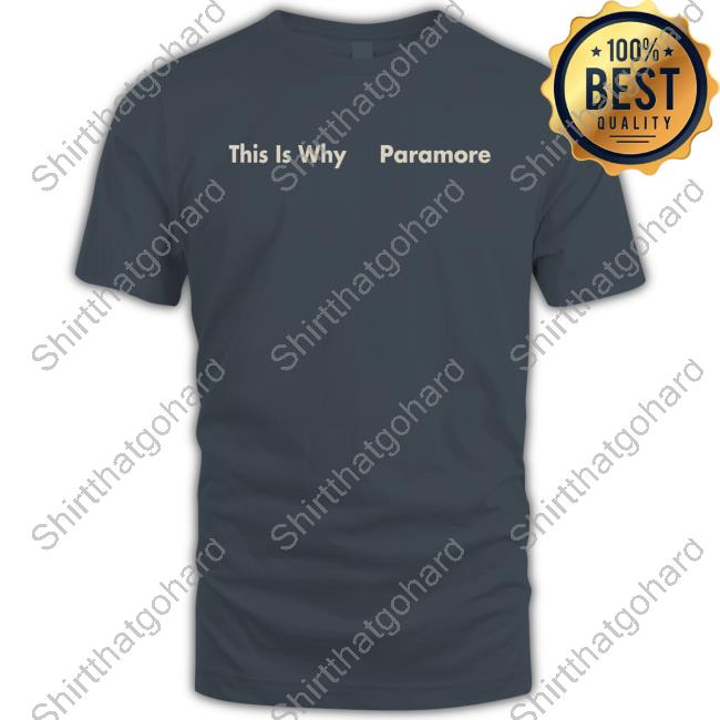 Official Paramore Shop Merch This Is Why Red Album Tshirt