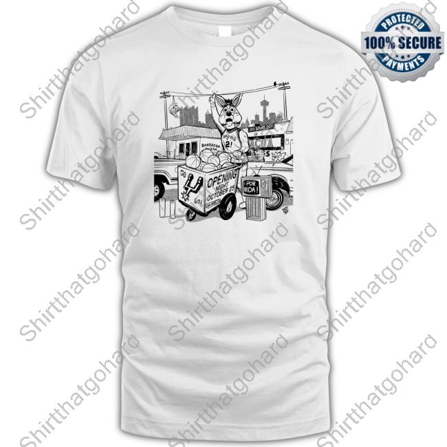Official Tattooedboy San Antonio Spurs Opening Night October 25 Shirt