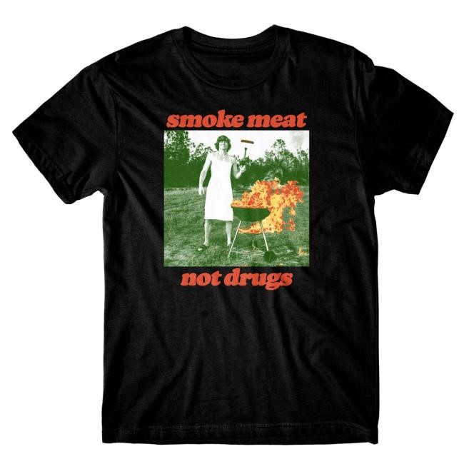 Official Danny Duncan Merch Store Danny Duncan Smoke Meat Not Drugs Black Attractive Shirt Danny Duncan Apparel Clothing Shop DannyDuncan