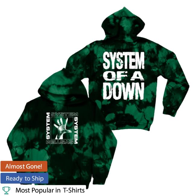 Official System Of A Down Merch Store Shop Merch System Of A Down Self-Titled Dyed Popover Hoodie