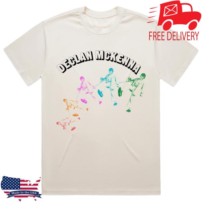 Declan Mckenna Merch Shop Cascading Photo Uk 2024 Tour Tee Shirt