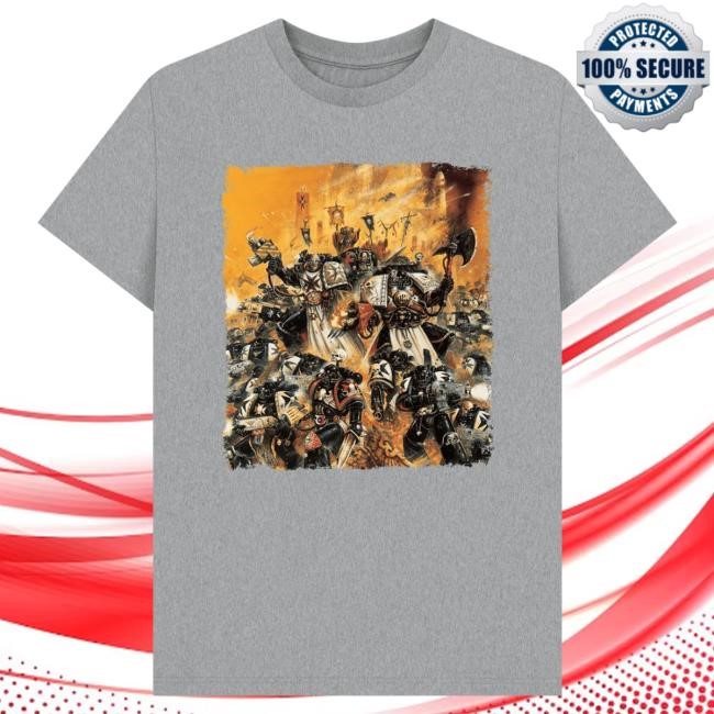 Grimdark - Black Templar Shirt Official Warhammer Merch Store Shop