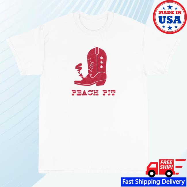Peach Pit Merch Store Boot Bong Tee Shirt