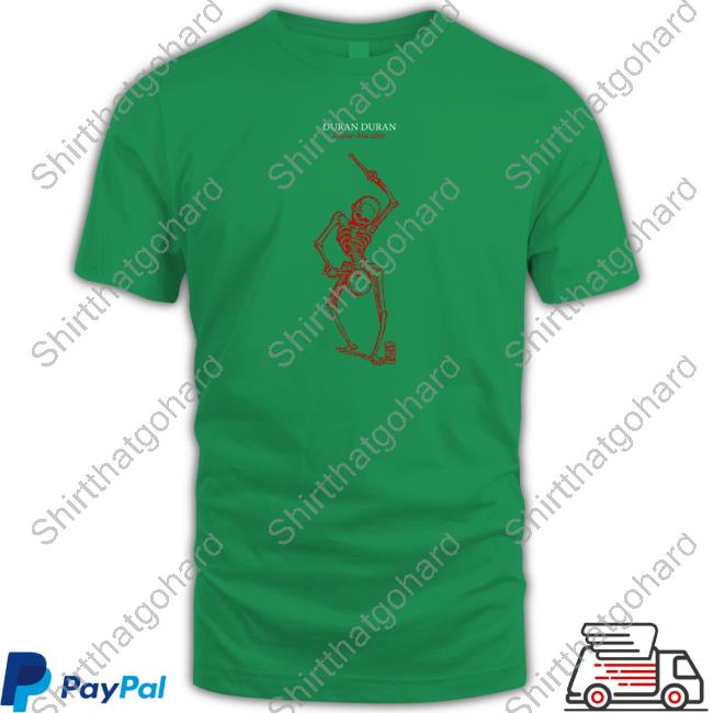 Danse Macabre Dm Red Skeleton Shirt
