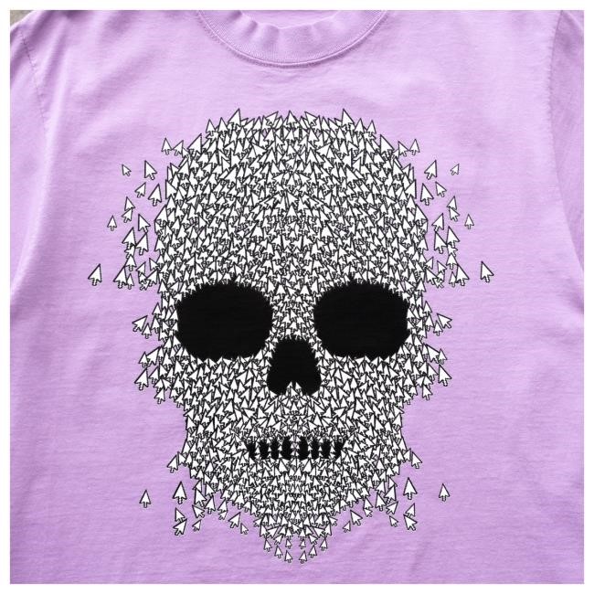 Official 8thwndr Skull Cursor Tees Shadow