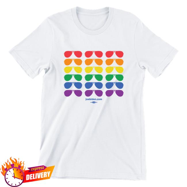 Official Joe Biden Merch Store Joe Biden Pride Aviators Unisex White Attractive Shirt Joe Biden Apparel Clothing Shop JoeBiden