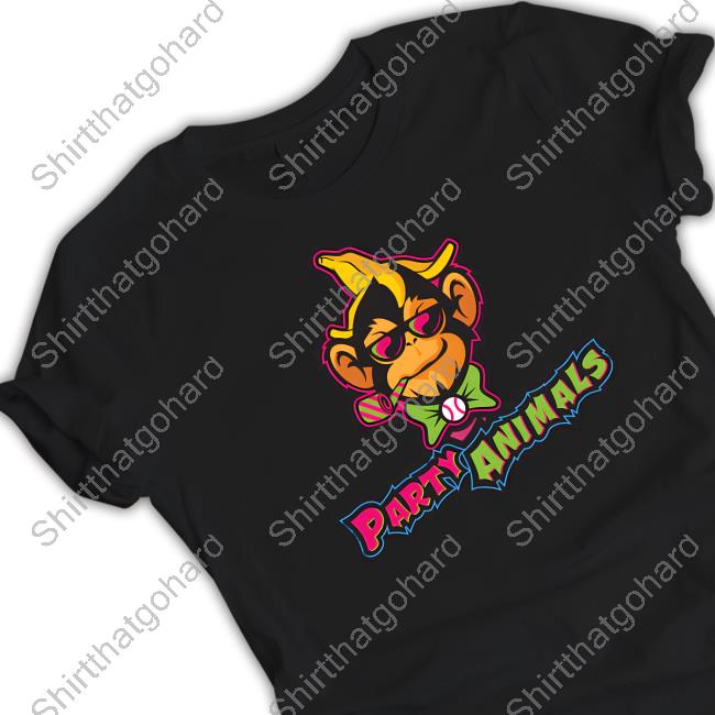 The Savannah Bananas Merch Party Animals Baseball Hoodies