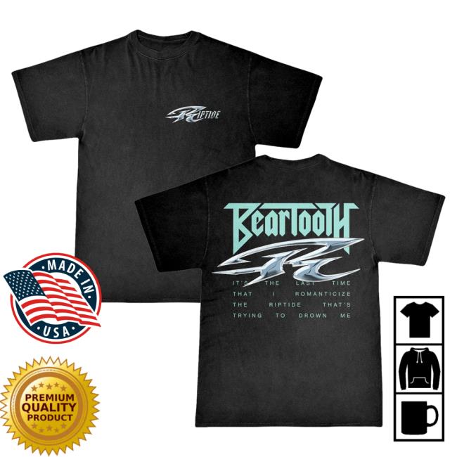 Official Beartooth Merch Beartooth Chrome Ript Shirt