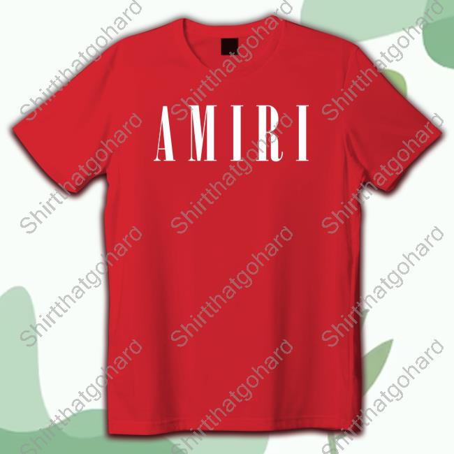 Official Amiri Red Shirt