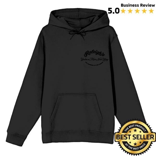 Young Black On Black Long Sleeve Hoodie Raleigh Ritchie Merch