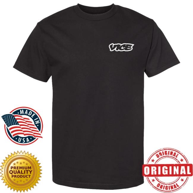 Vice Black OG Logo Left Chest Shirt VICE Merch Vice Black OG Logo Left Chest Shirt VICE Merch