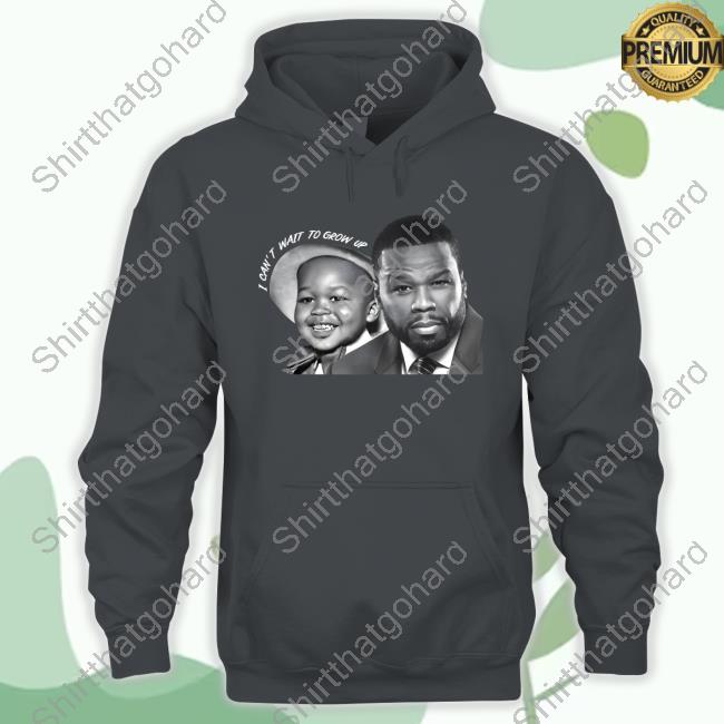 I Can't Wait To Grow Up Crewneck Sweatshirt G Unit Brands I Can't Wait To Grow Up 50 Cent Long Sleeve T Shirt