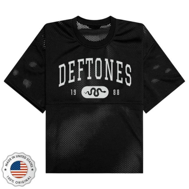 Official Deftones Store est 1988 snake mesh jersey Shirts