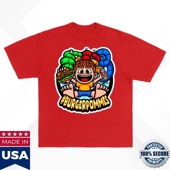 Official Lukasbs Merch Store Lukasbs Burger Pommes Wasserpark Classic T Shirt LukasBS Shop | Burgerpommes by LunyMerch