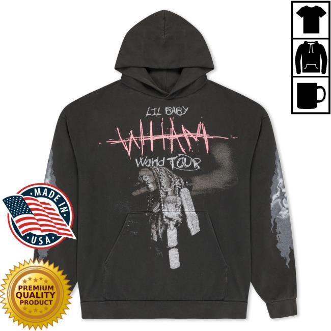 Official Lil Baby Merch Store Wham Tour Chains Hooded Sweatshirt