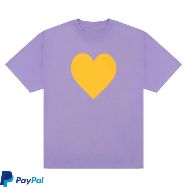 Official Drew House Merch Store Shop Love Ss Attractive Shirt Lavender DrewHouse Apparel Clothing