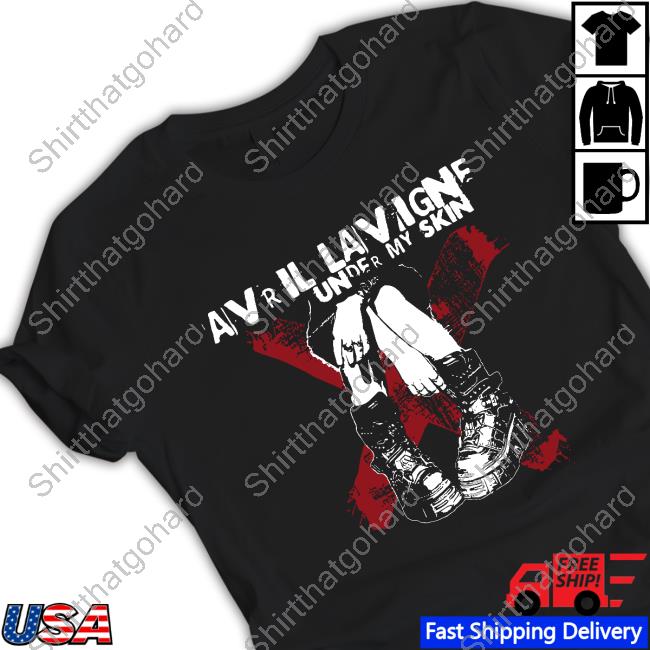 Avril Lavigne Merch Avril Lavigne Under My Skin Tee
