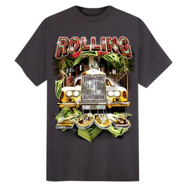 Official Rolling Loud Merch Store Shop Rolling Loud RL Money Truck Tee RollingLoud