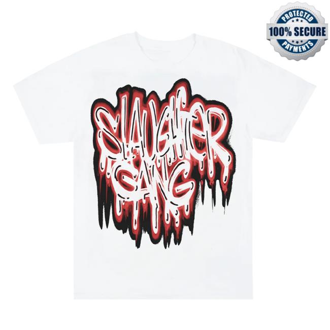 Official 21 Savage Merch Store Saint Laurent Don 21 Savage Slaughter Gang Drip Tshirt V2 21 Savage Apparel Clothing 21Savage