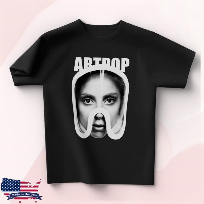 ARTPOP Mask Black Tee Lady Gaga Merch Shop