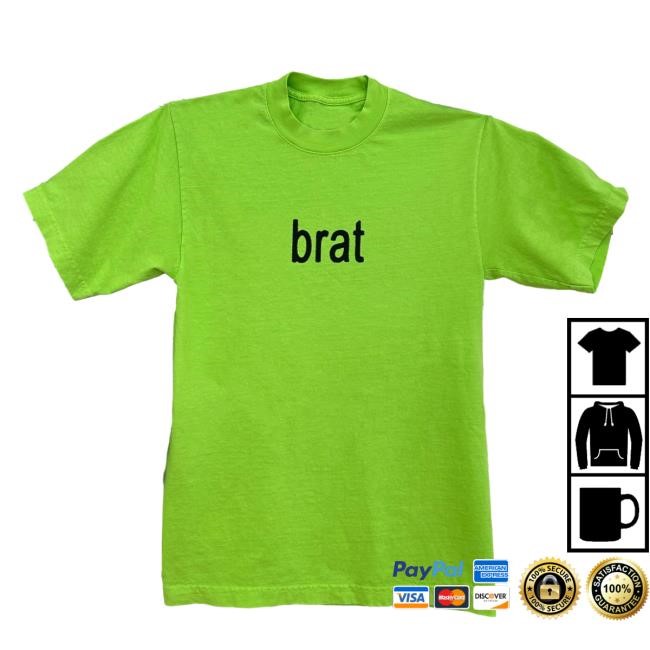 Charli Xcx BRAT Green Tees