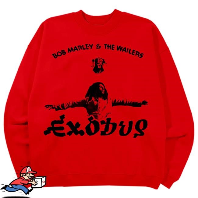 Official Bob Marley Store Shop Bob Marley Exodus Red Hoody