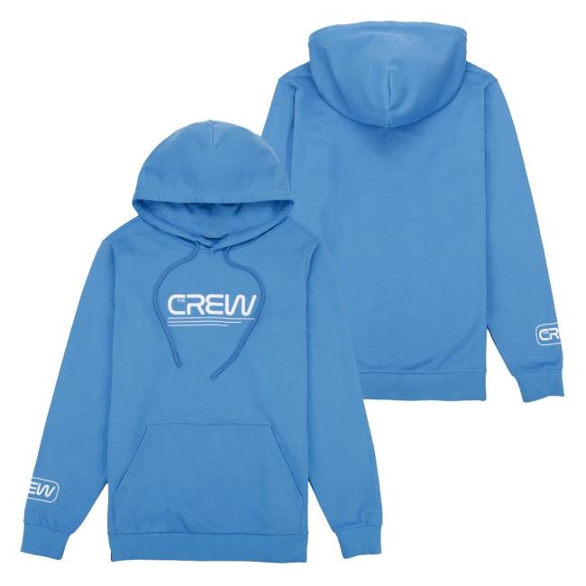 Official BFC Store The Crew Blue Zip-Up Crew neck Sweatshirt