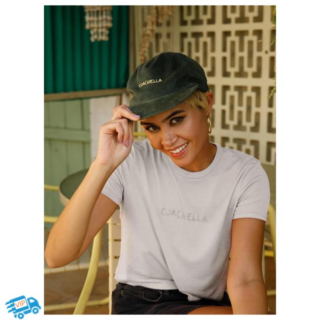 Official Coachella Merch Store Shop Heather Dust Crop Top Shirt