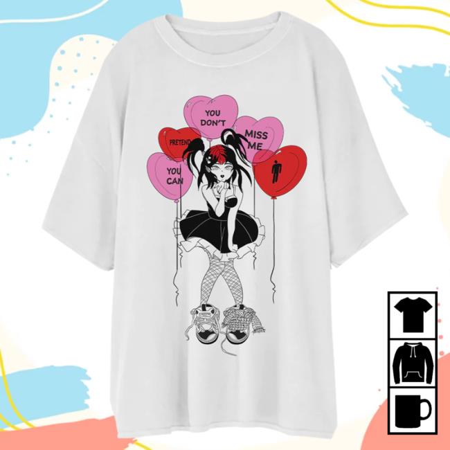 Official Billie Eilish Merch Store Shop Billie Eilish Miss Me T Shirt Dress