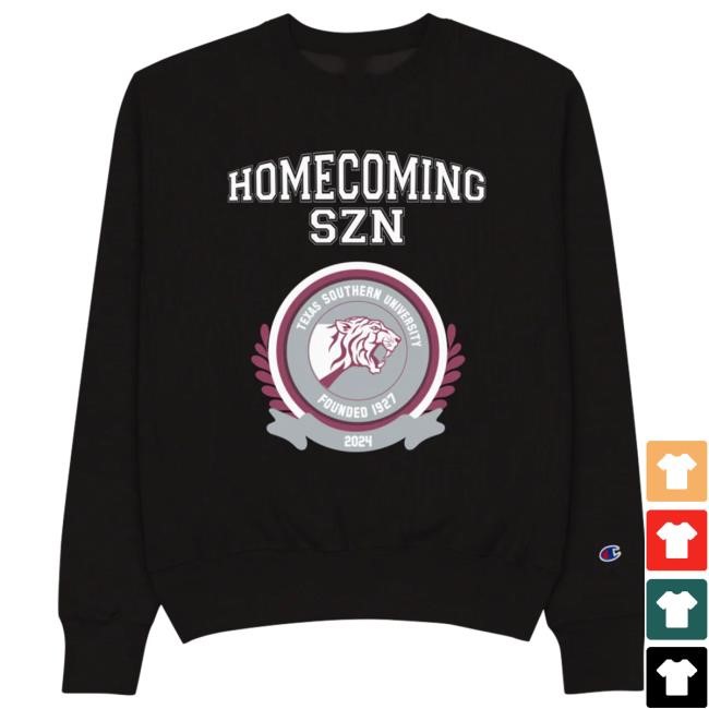 Official Interscope Homecoming Szn Texas Southern University Sweatshirt