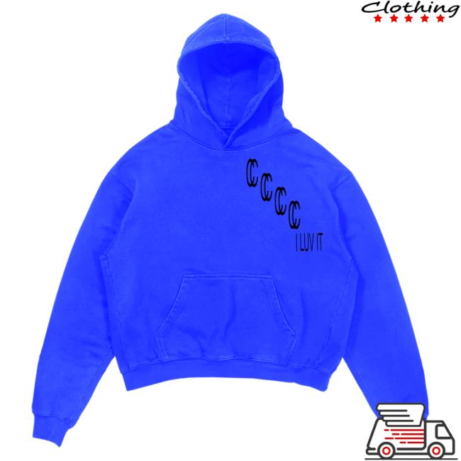 Official Camila Cabello Merch Store I Luv It Blue Pullover Sweatshirt Camila Cabello Apparel Clothing Shop Camila Cabello