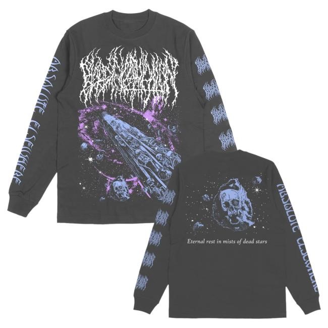 Official Blood Incantation Merch Eternal Rest Long Sleeve Shirts (Graphite)