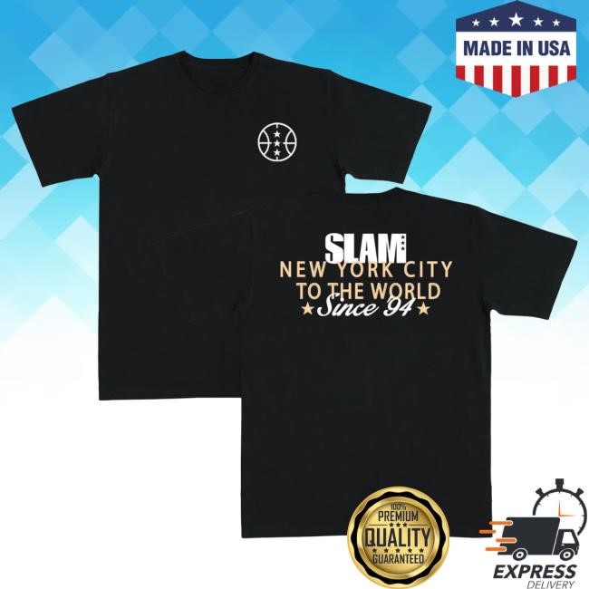 Official Slam Merch Store Shop Slam Baseline Script Heavy T-Shirt Slam Goods Apparel