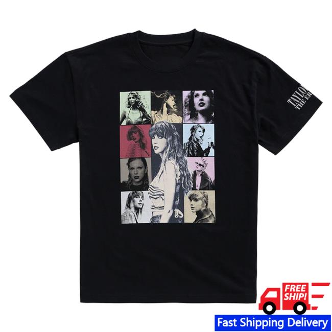Official Taylor Seift Swift Clothing Store Shop Taylor Swift The Eras International Tour Black Hot Shirt TaylorSwift