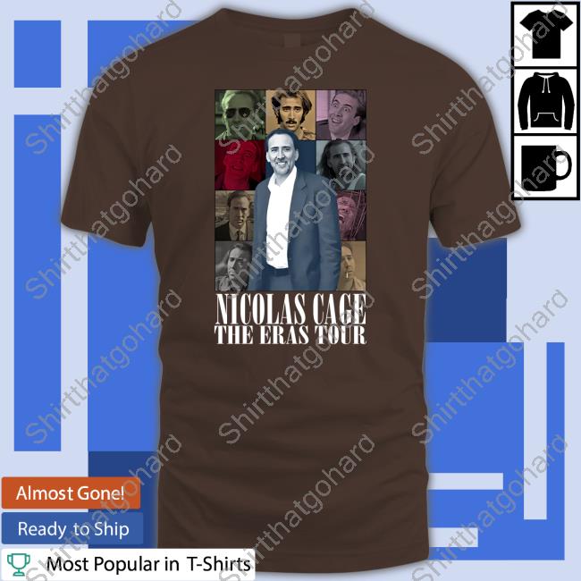 Nicolas Cage The Eras Tour Tee