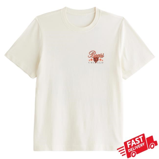 Official Abercrombie And Fitch Chicago Bears Graphic Shirts NFL by Abercrombie