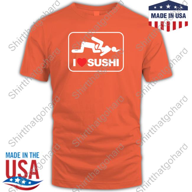 I Heart Sushi Black Shirts