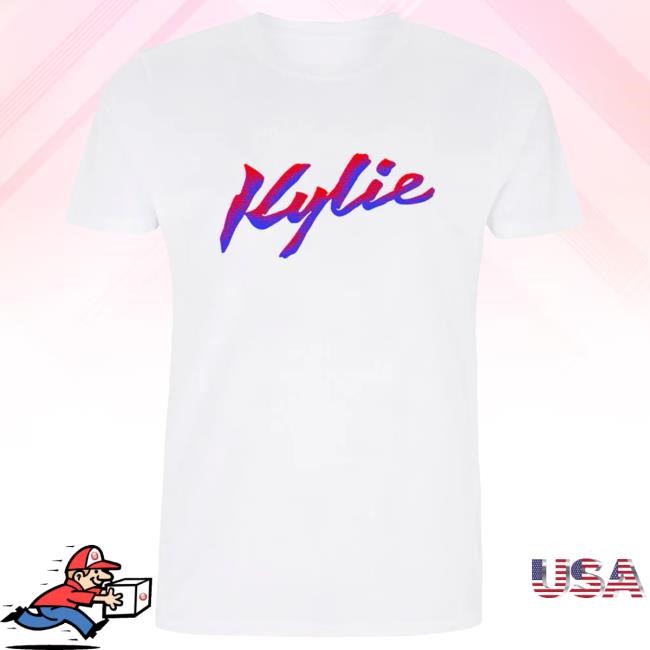 Official Kylie Minogue Merch Store Shop Kylie Minogue Kylie Logo Tees (White) Kylieminogue
