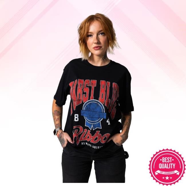 Official Pabst Blue Ribbon Varsity Shirt