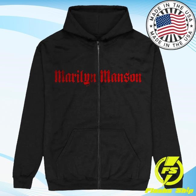 Official Nuclear Blast Merch Shop Marilyn Manson - One Assassination Under God - Chapter 1 Limited Edition - Zipper Pullover Hoodie NuclearBlast